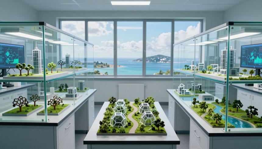 В России создали цифровые двойники карбонового полигона в бухте Аякс