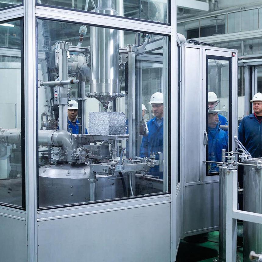 На Соликамском магниевом заводе создали установку для выпуска титановой губки