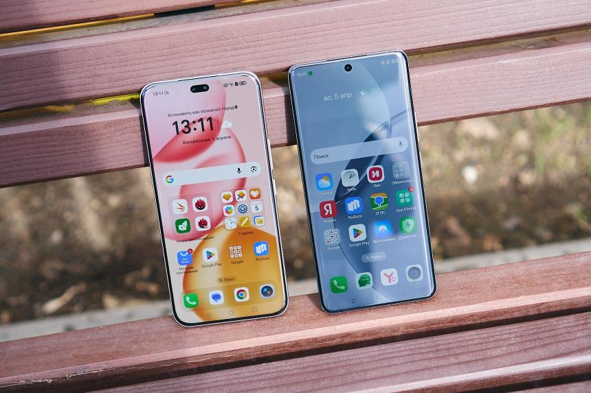 Слева — HONOR 400 Pro, справа — Realme 16 Pro+