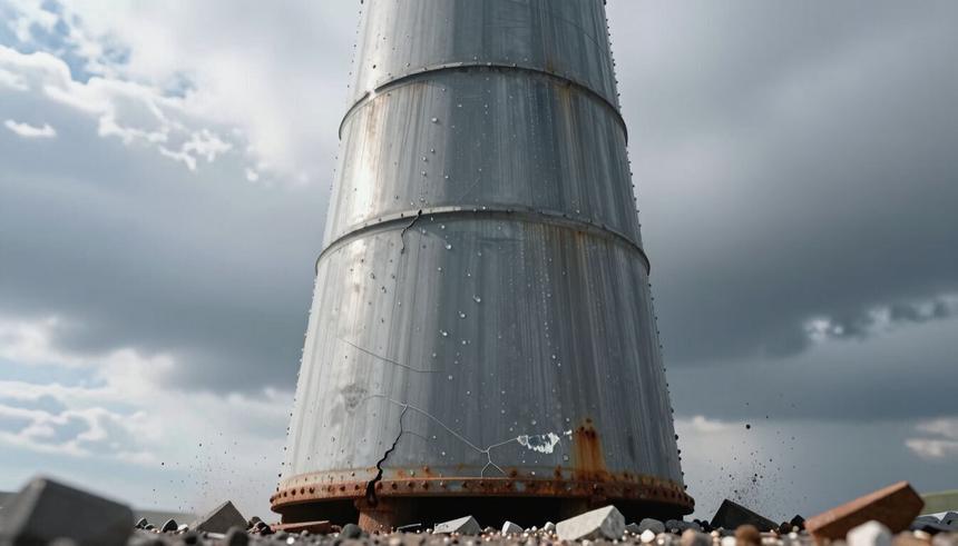 Российские ученые создали точный метод прогноза обрушения высотных труб