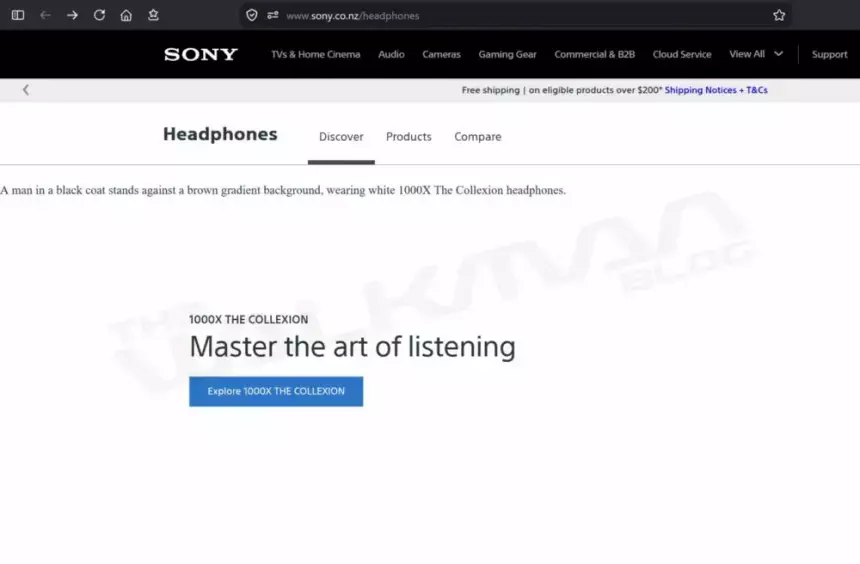 Sony случайно раскрыла специальные наушники WH-1000XX к 10-летию серии