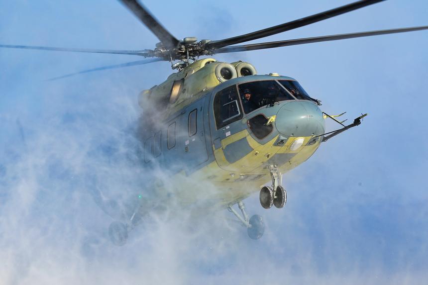 Российский вертолет Ми-171А3 испытали при морозах до −50 градусов