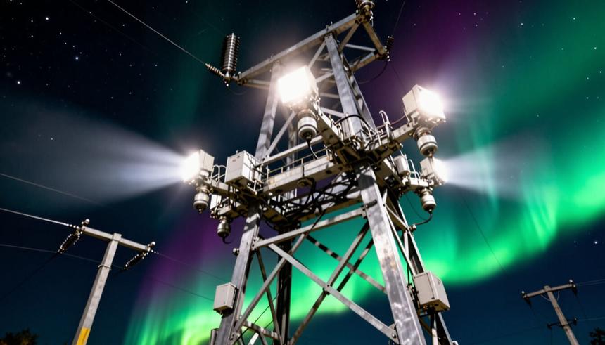 В России создали систему защиты электросетей от магнитных бурь