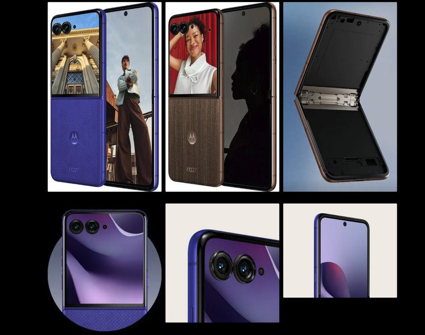 Раскладушка с «деревянной» отделкой: в Сеть слили фото Motorola Razr Ultra 2026