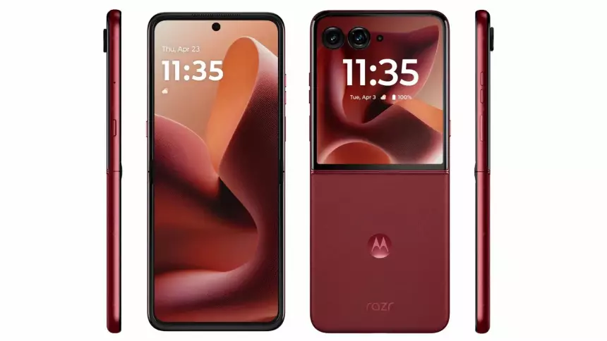 Раскладушка с «деревянной» отделкой: в Сеть слили фото Motorola Razr Ultra 2026