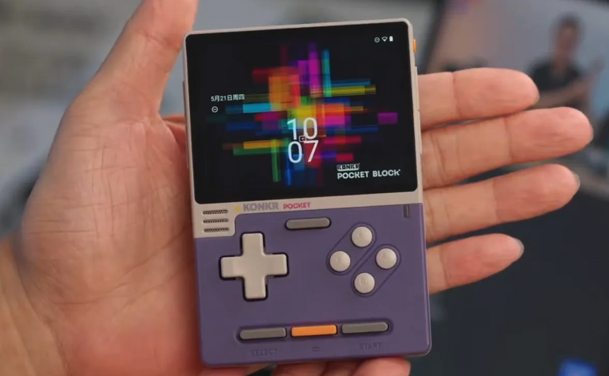 Ayaneo показала портативную игровую консоль Pocket BLOCK, похожу на Game Boy