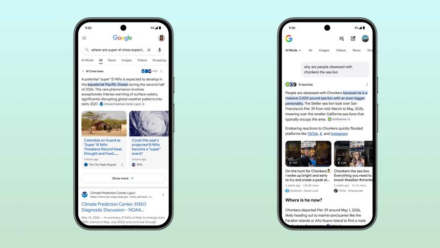 В ИИ-режиме Google Поиска появились «любимые сайты»