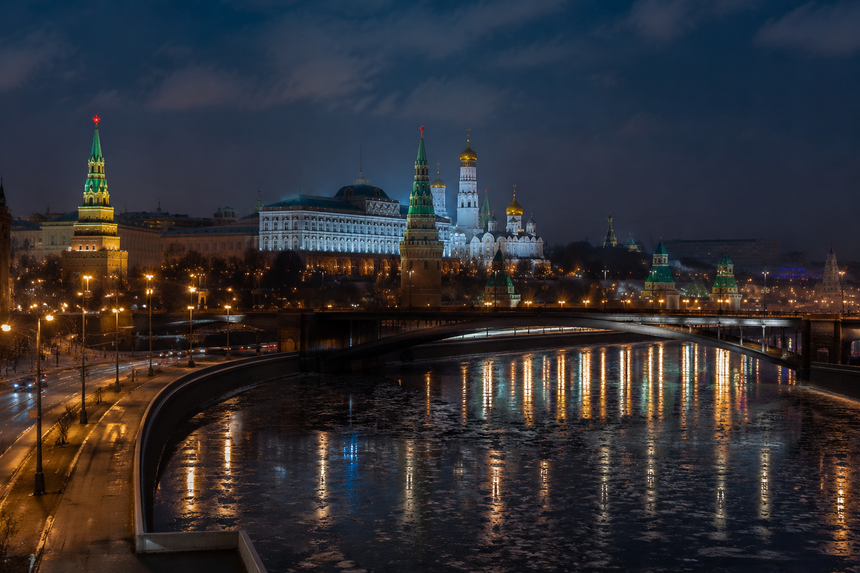 Москва вошла в топ-3 самых освещенных городов мира