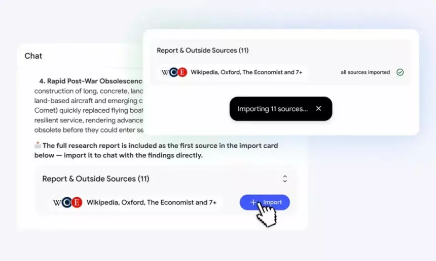 ИИ Google для заметок NotebookLM научился создавать таблицы, писать код