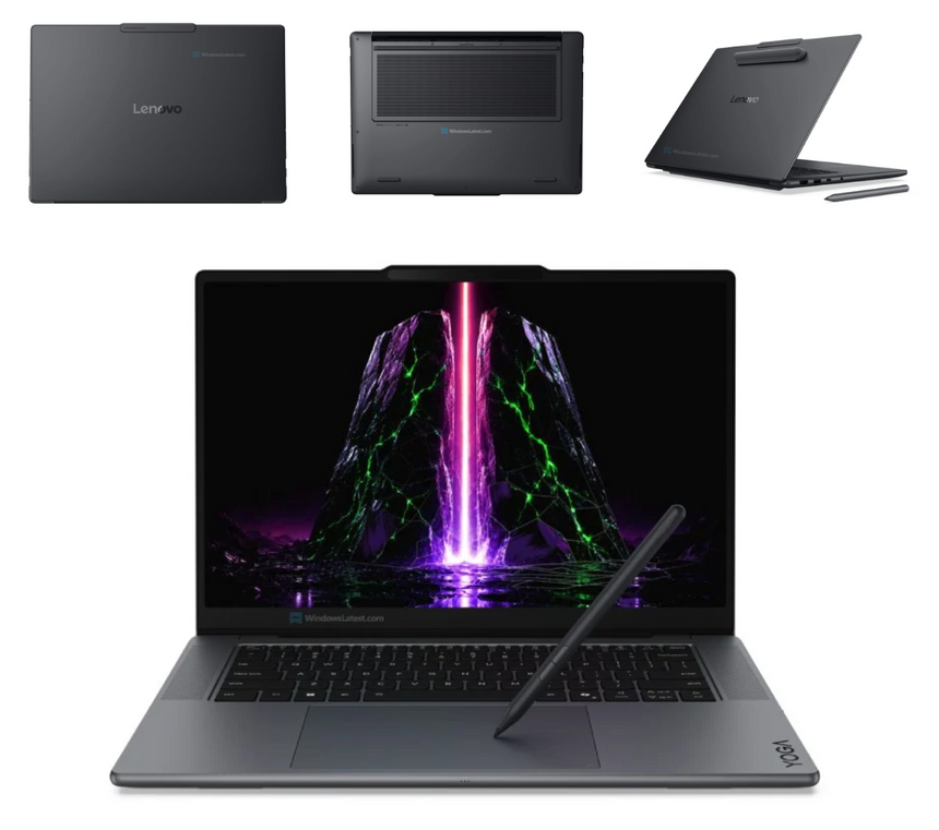 В Сеть слили рендеры ноутбука Lenovo с суперчипом Nvidia RTX Spark