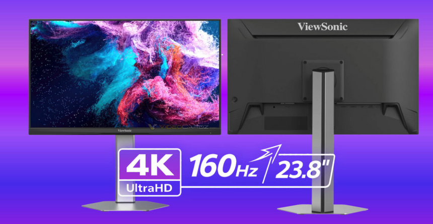 ViewSonic выпустила 24-дюймовый 4K IPS монитор с частотой 160 Гц