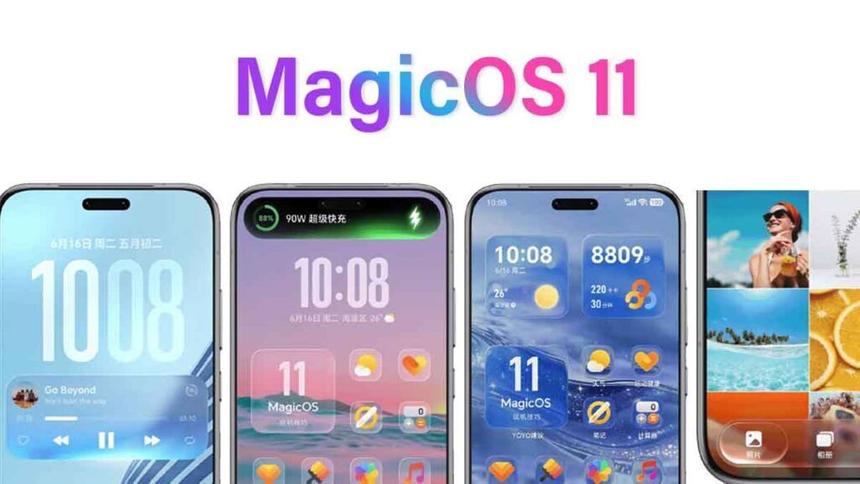 Honor начала закрытое тестирование MagicOS 11 с эффектом «жидкого стекла»