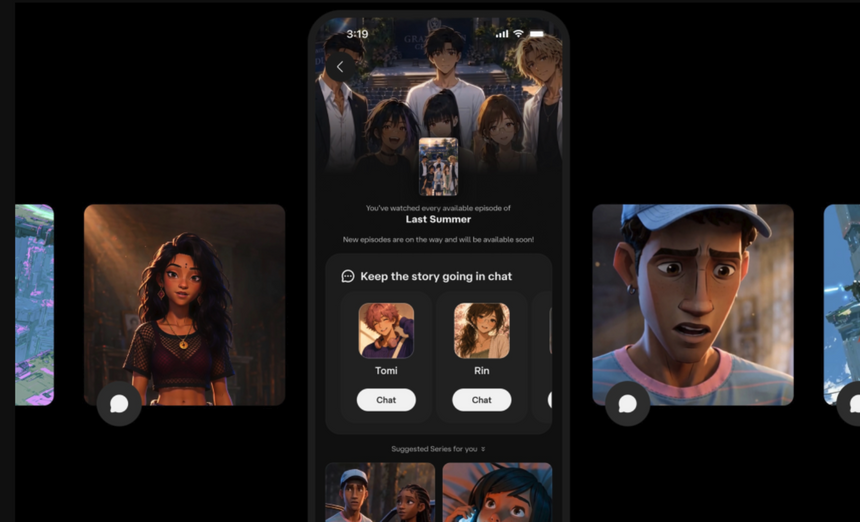 Character. ai запустила «мини-сериалы», где зрителям дают пообщаться с героями