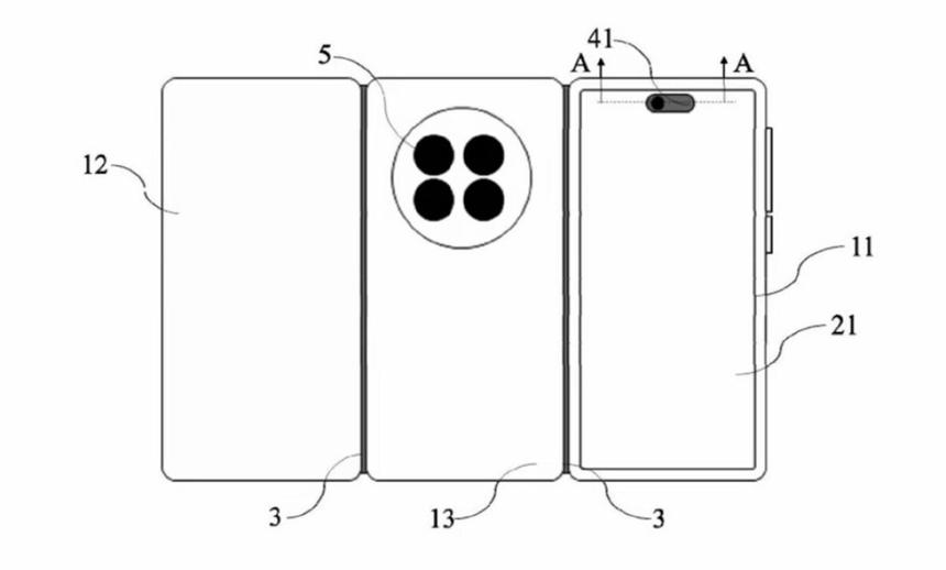 Так будет выглядеть смартфон-трикладушка Huawei Mate XT 2 в новом дизайне