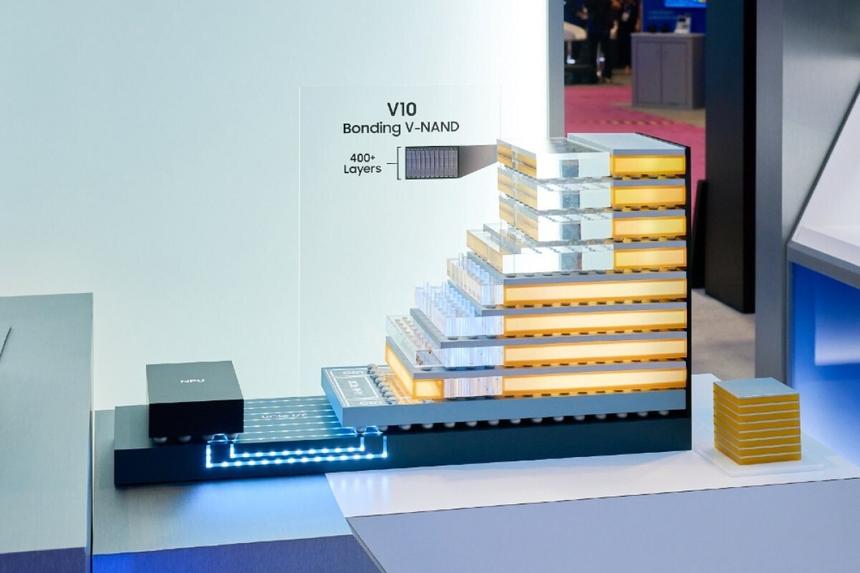 Samsung представила новую флеш-память BV-NAND V10 и zHBM для ИИ
