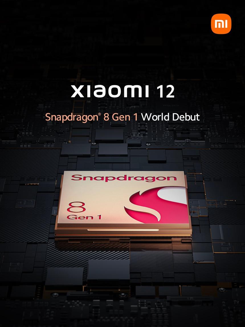 Официально: Xiaomi 12 будет первым смартфоном на свежеанонсированном процессоре Snapdragon 8 Gen 1