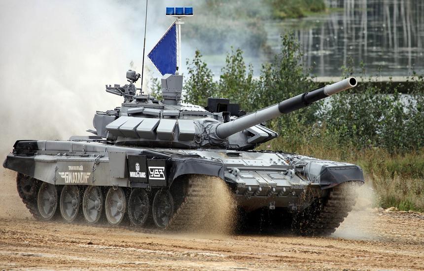 T-72B3 tankbiatlonban