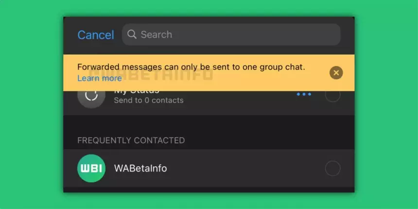 Новые ограничения в WhatsApp: теперь можно пересылать сообщения лишь один раз